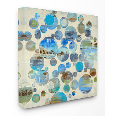 « abstract landscap bubbles », impression