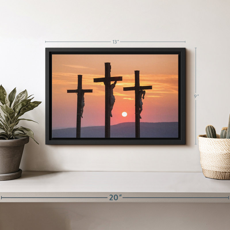 "Art crucifié du Christ", H 9 po x l 13 po