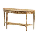 Astor 54"W Demilune Console Table