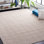 Pattern And Solid Performance Geometric Rug