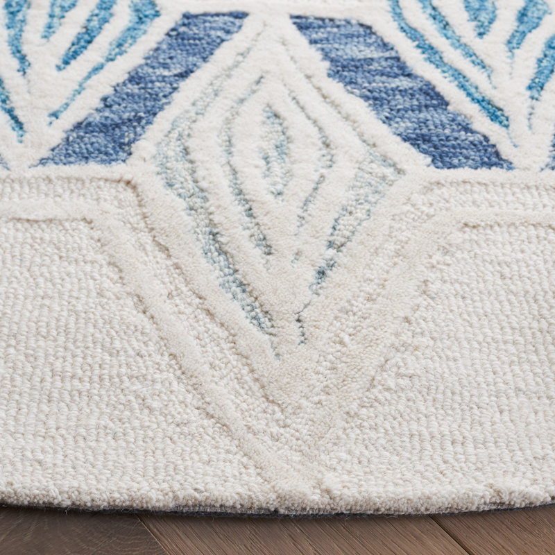 Tapis rond en laine 6 pi Keriel, Rond 6 pi