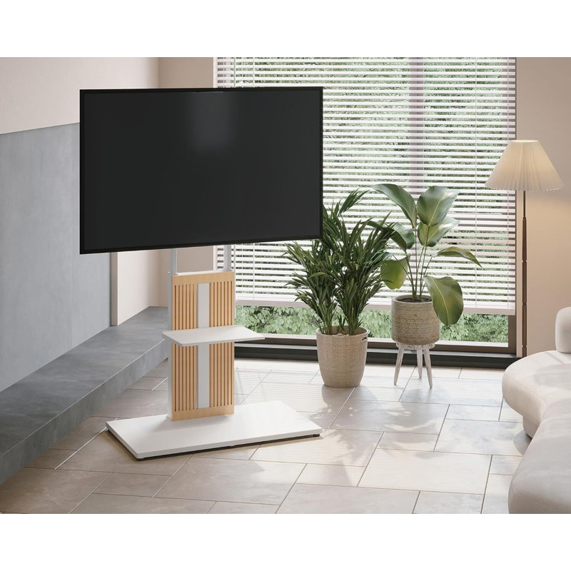FITUEYES Design Storage Shelf Dedicated For Zen/Cantor Series Floor TV Stand, 15.7" X 11.1", Up To 10Kg Load Capacity, White