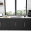 Évier de cuisine double cuve encastrée 60/40 en acier inoxydable T304 de calibre 16, 81 x 46 x 23 cm (32 x 18 x 9 pouces), avec cuve profonde, coussin insonorisant et guide d'installation inclus.