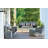 Saleem 75.5'' Wide Powder Coated Aluminum Patio Sofa with Cushions-143185931