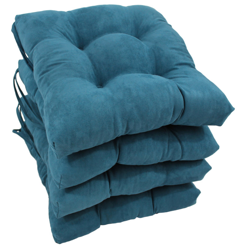 Outdoor 3.5'' Seat Cushion, Blue