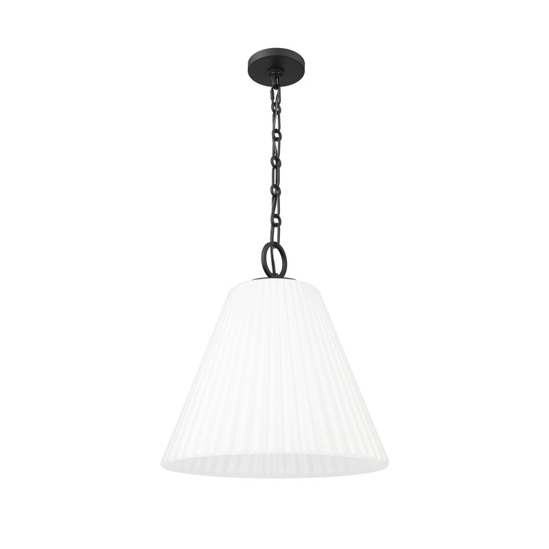 Luminaire suspendu moderne 3 lumières Nady, Noir mat