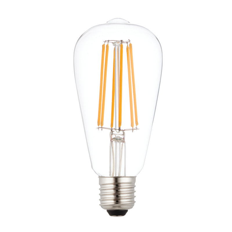 E27 Pear LED Dimmable Bulb ST64 6W - 450lm 1800K Warm White