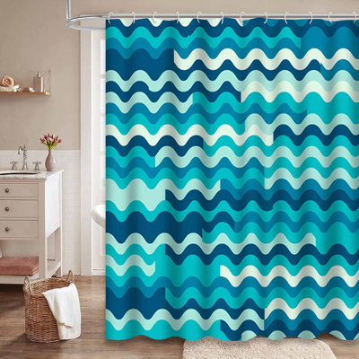 Rideau de douche Water Wave