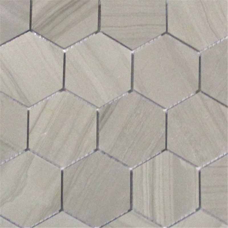 Carreau de mosaïque en marbre 12 po x 11 po