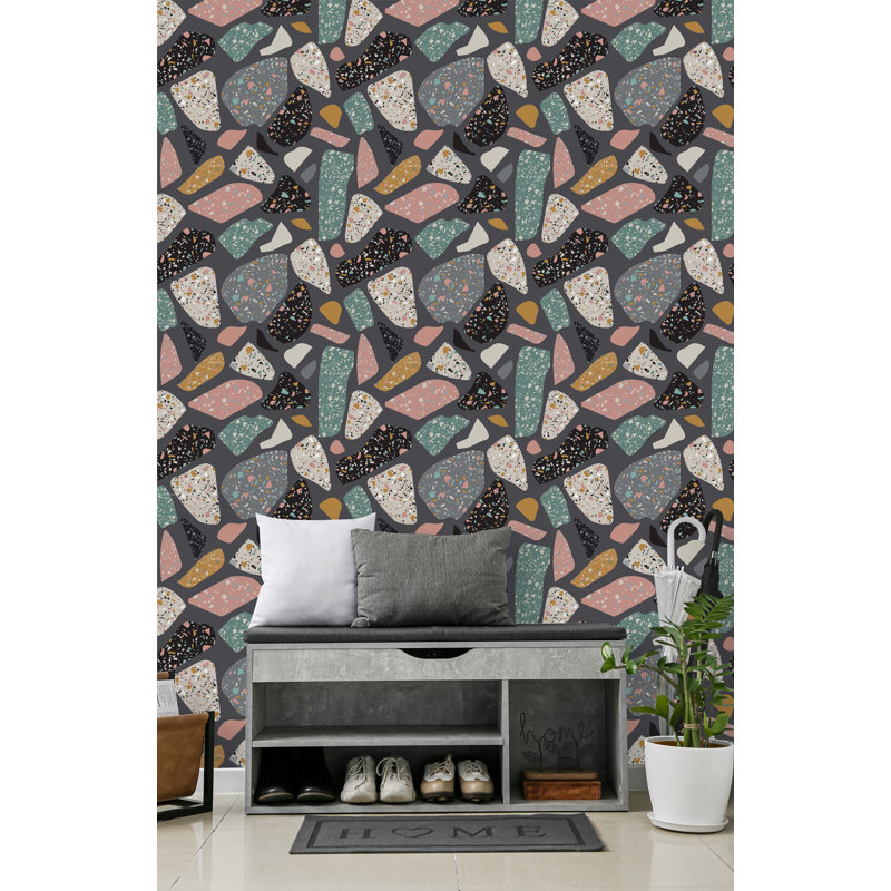 Panneau de papier peint Rahoz, L 18,75 po x l 25 po, Papier