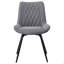 Ensemble de 2 chaises pivotantes capitonnées