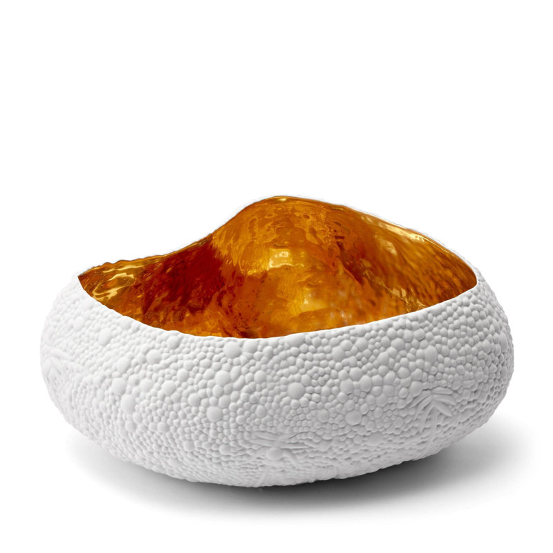 Haas Brothers 24k Gold Fruit Bowl