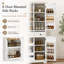 Armoire de cuisine de style campagnard de 72 pouces avec 6 tablettes de porte, 3 plateaux coulissants et 3 tiroirs-1772202979