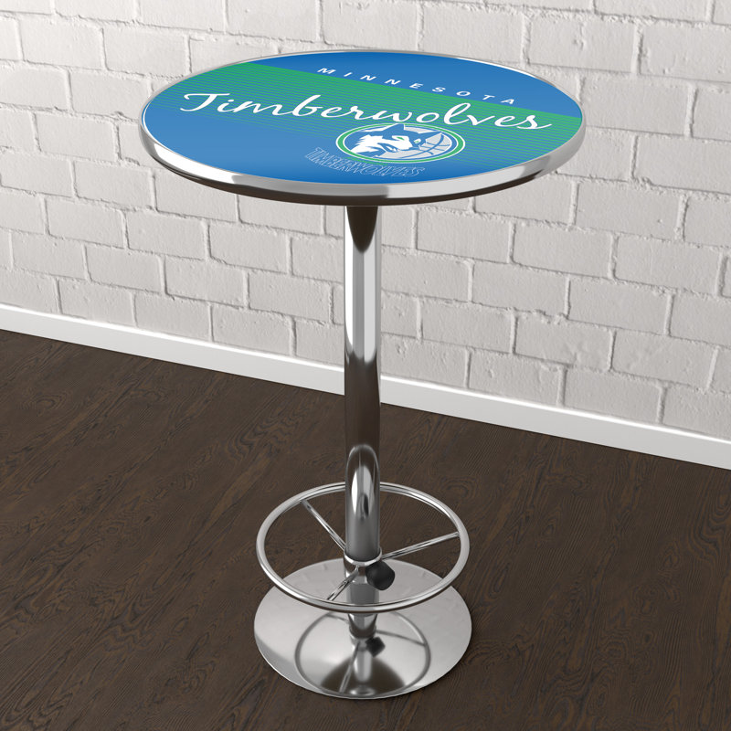 Minnesota Timberwolves Hardwood Classics Bar Table with Footrest