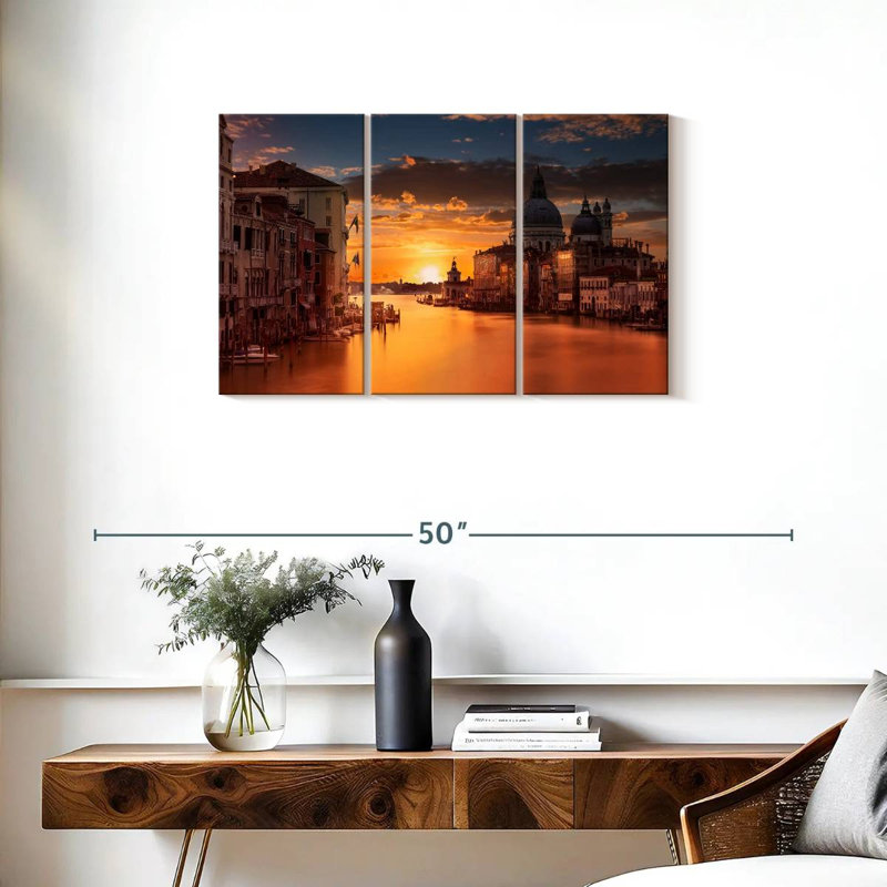Rorry Venice Waters, 20" H x 33" W