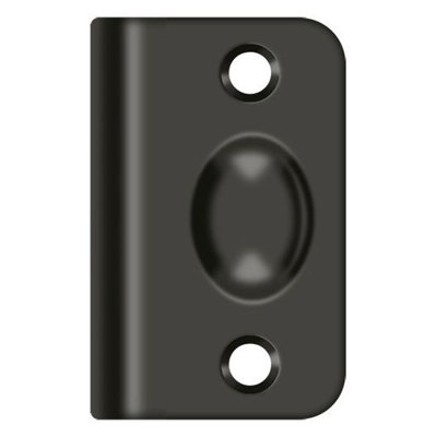 Deltana SPB349U10B Strike Plate for Ball Catch and Roller Catch in Oil-rubbed Bronze