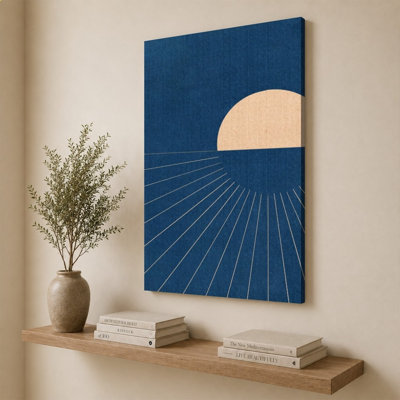 Mod Sunset by Emily Navas - Graphic Art on Canvas