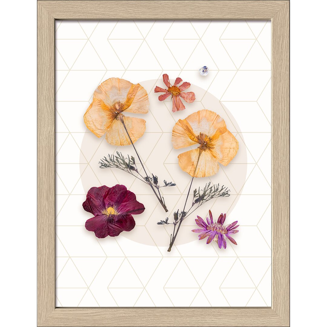 Gerahmtes Poster Straw Bouquet