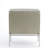 Crinkle Bedside Chest-Nickel/Antique Nickel