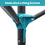 Plastic Rotary / Umbrella Clothesline-69311444