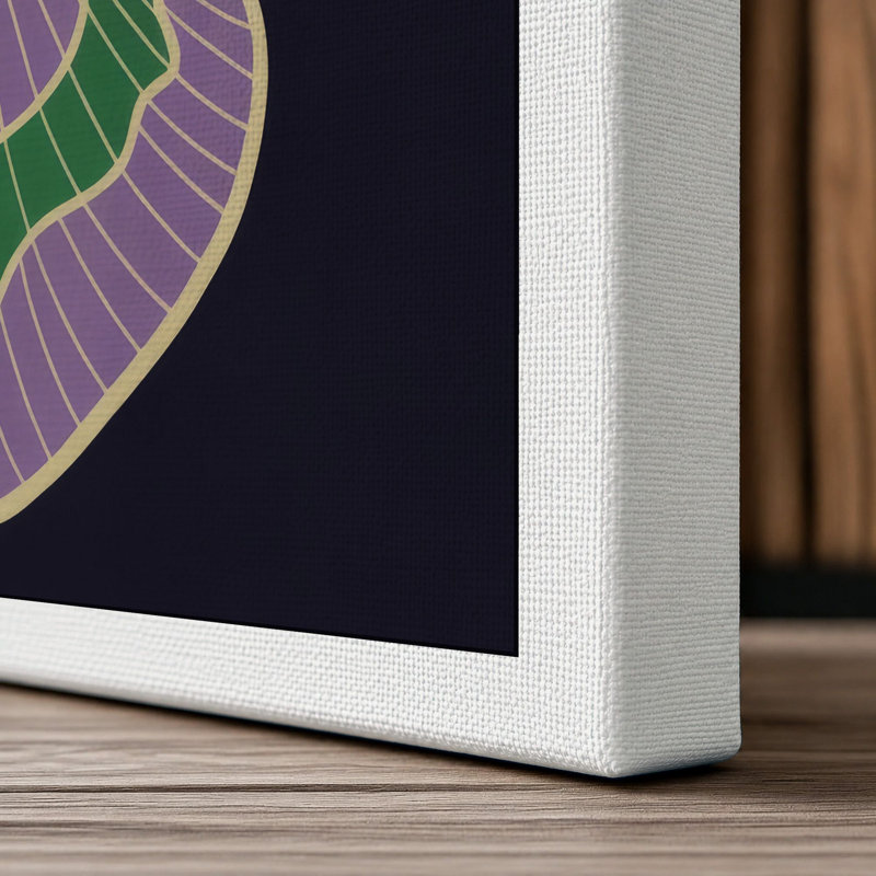 Emerald Wings Botanical - Wrapped Canvas, 36x24 - 91.4 x 61.0 cm, White Border