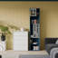 Modern minimalistic chest of drawers with 4 drawers, engineered wood-124889413-124889415