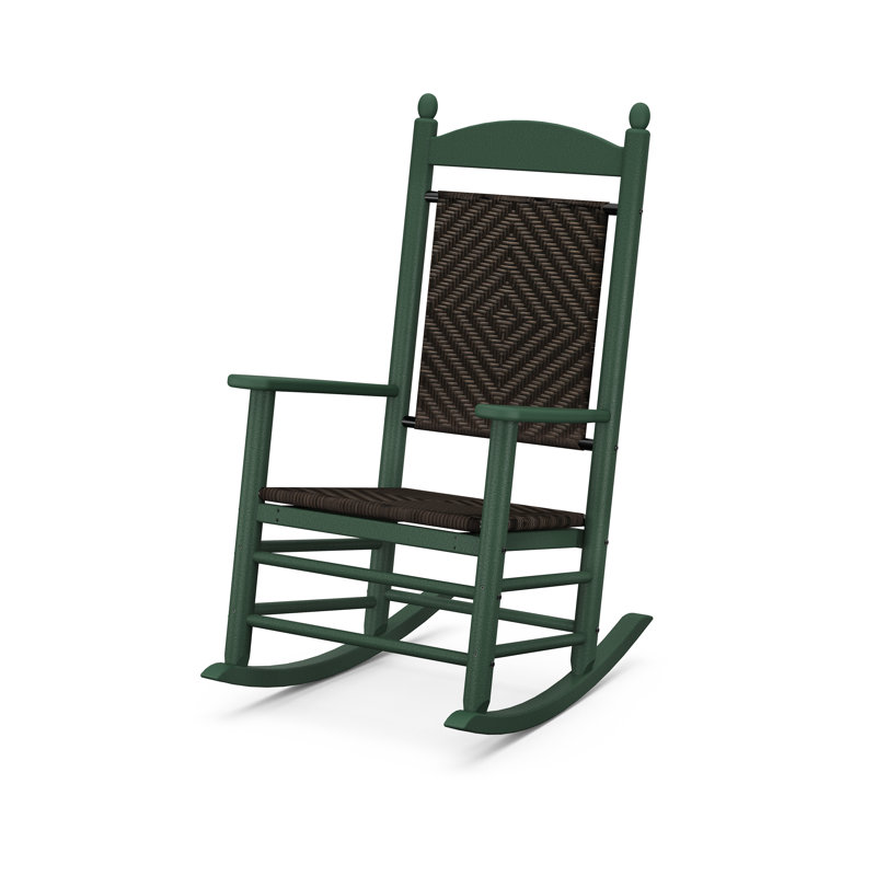 Chaise berçante POLYWOOD, Vert / Cahaba