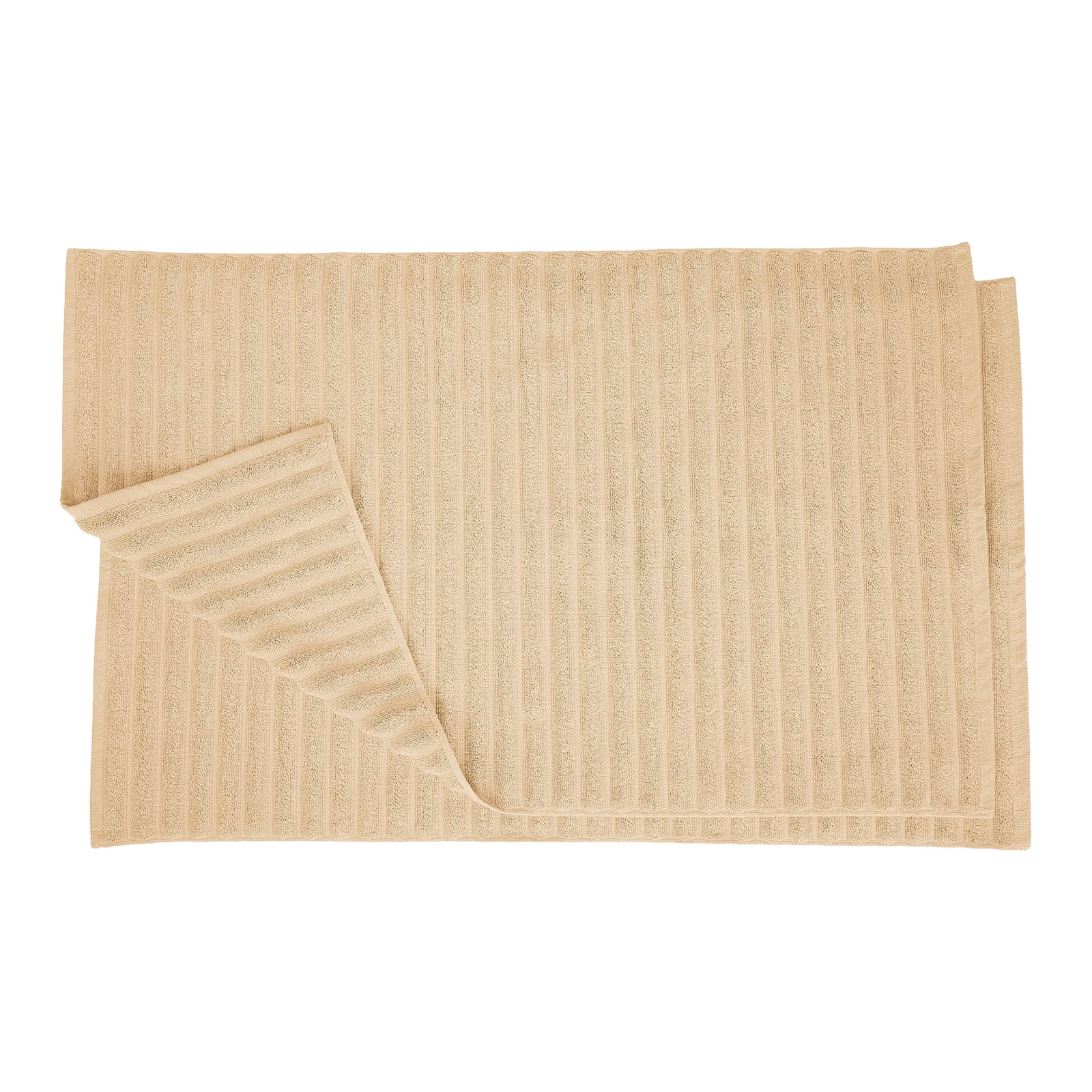 Pardue Cotton Bath Mat, Camel, Solid Color