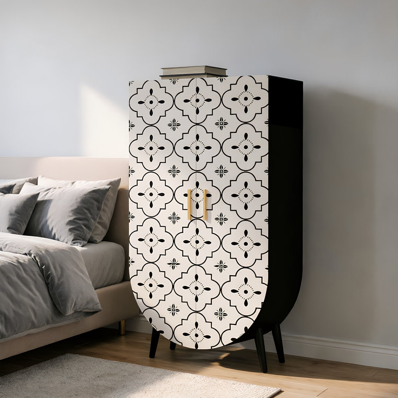 Garde-robe de style rétro indépendant du ménage