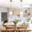 Myrtis 8.26 in. 1-Light Schoolhouse Metal Pendant Light with Frosted Opal Glass Shade Adjustable Pendant-698858277