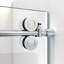 DreamLine Enigma-CXO 56 - l 60 po x H 76 po porte de douche coulissante sans cadre avec barre à serviettes-66596610
