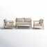 Amina 5 Piece Sofa Seating Group with Cushions