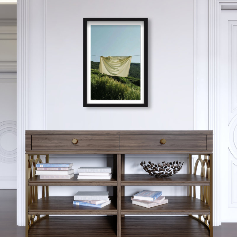 Floating Cotton I Print by Oliver Gal, 25.5"H x 17.5"W, Black Shadowbox