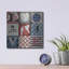  «9 Love rwb» par Art Licensing Studio, art mural en métal, 12 po x 12 po-1741323167
