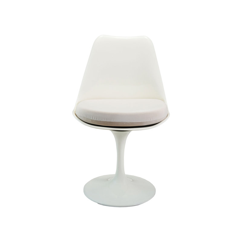 Chaise pivotante tulipe avec coussin amovible