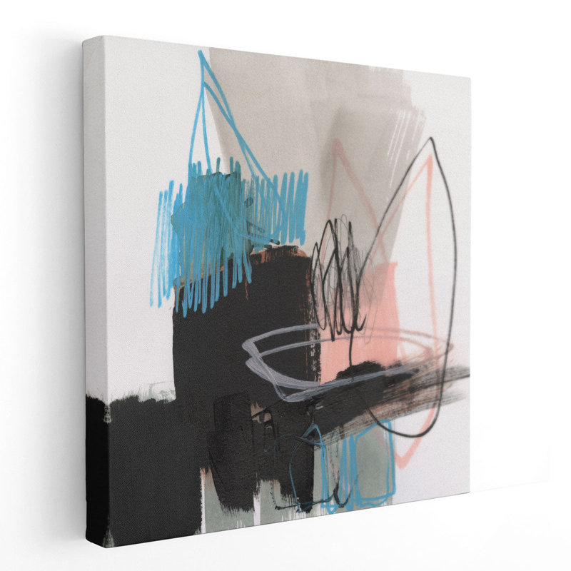 Linear Instinct I - Canvas Print Wall Art, 16" H x 16" W