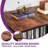 Large Double Dog Crate Furniture, Corner Dog Crate Furniture With Removable Divider And Bowls-379907554-379907555
