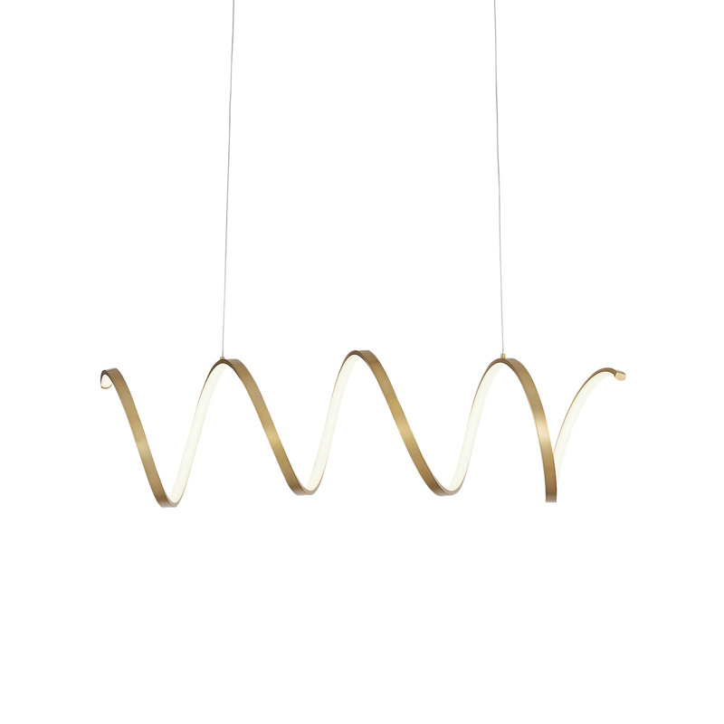 Synergy 1 - Light LED Pendant, Antique Brass