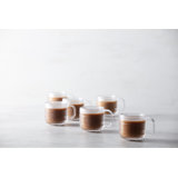 Fortessa Jupiter Glass, 3 Oz. Espresso Cup (Set of 6), Clear