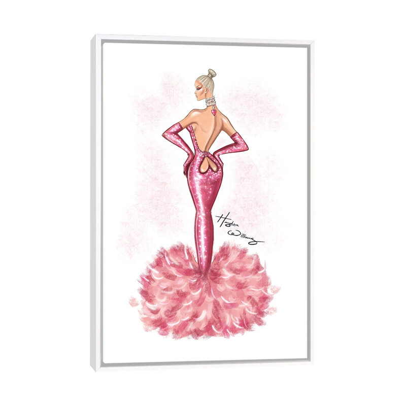 Print, 66.04 cm H x 45.72cm W x 4.445cm D, White