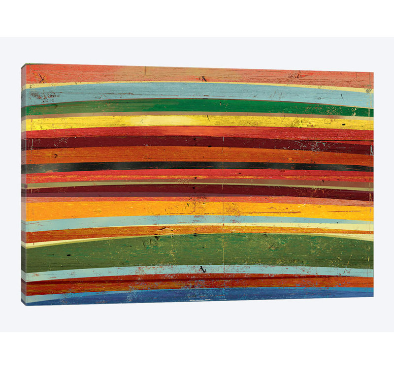« contre le grain », reproduction d’impression sur toile, H 26 po x l 40 po x P 1,5 po, Toile tendue, Pas de tapis
