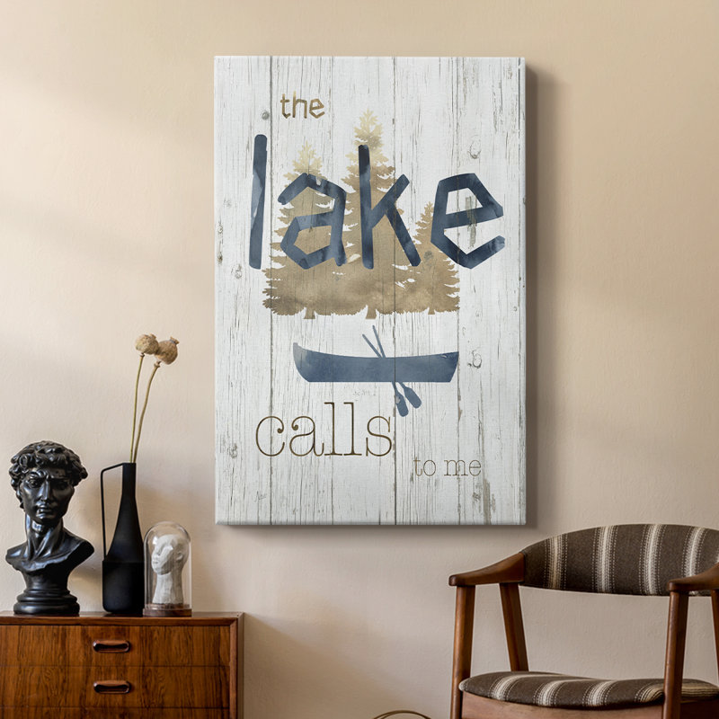 Lake Calls Me - galerie sur mesure, H 18 po x l 12 po