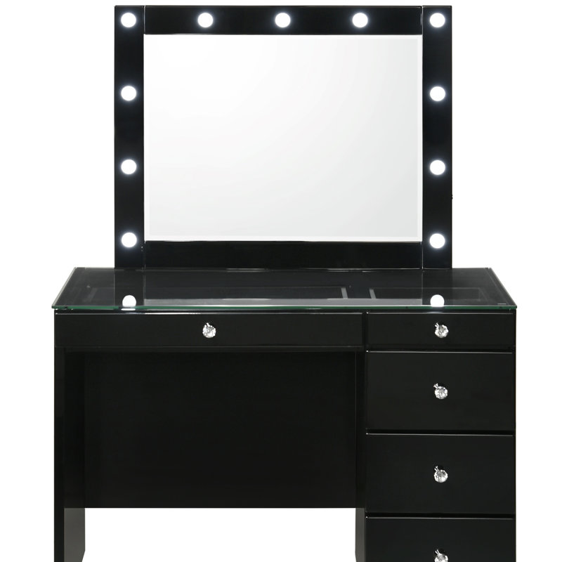 Ensemble de meuble-lavabo 2 pièces 2 pièces, Noir