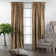 Rideau simple extra long et extra large en velours brillant de luxe