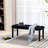 Black Bench For Multiple Spaces - Bedroom, Dining Room, Entryway Design, Sponge Filled Velvet Cushion, 45.65" L X 17.04" W 19.42" H Style, Plastic Floor Protection-1812853878