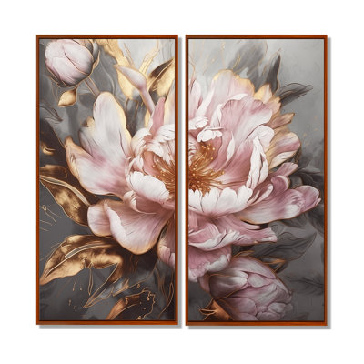 Wadebridge - Pink Canvas Prints