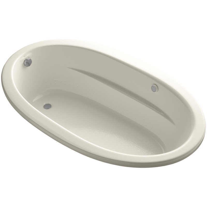 Sunward 72" x 42" Air Bathtub, Amande