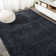 Anttwan Solid Shag Dark Navy Rug