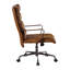 Chaise de bureau, cuir fleur Loritta