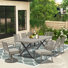 Ensemble repas pour 8 personnes avec coussins Sunbrella® Azur Patio
